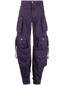 The Attico jean oversize Fern à poches cargo - Violet