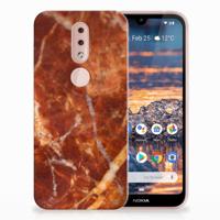 Nokia 4.2 | TPU | Siliconen hoesje | Marmer Bruin