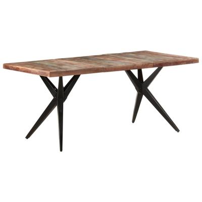 Eettafel 180x90x76 cm massief gerecycled hout