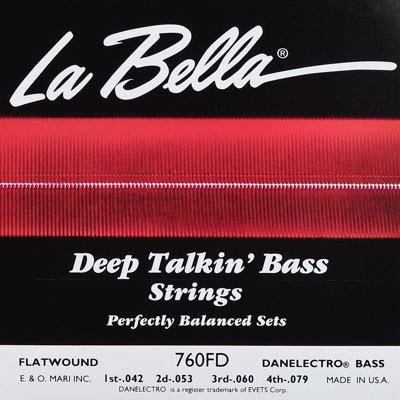 La Bella L-760FD snarenset elektrische basgitaar