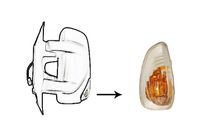 Knipperlicht VAN WEZEL, Inbouwplaats: Buitenspiegel links, u.a. fÃ¼r Opel, Renault, Nissan - thumbnail
