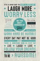 Poster Be Awesome 61x91,5cm