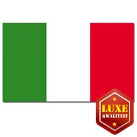 Luxe Italiaanse vlag 100 x 150 cm   -