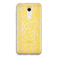 Majorelle Blue Print: Xiaomi Redmi 5 Transparant Hoesje Majorelle Blue Print: Xiaomi Redmi 5 Transparant Hoesje