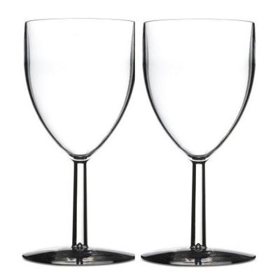 Rosti Mepal Wijnglazen - 10x - kunststof - 300 ml - 8 x 16 cm - outdoor/camping