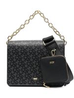 DKNY sac à main à motif monogrammé - Noir