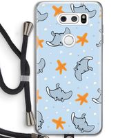 Manta: LG V30 Transparant Hoesje met koord