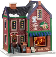 Lemax the tobacco & gift emporium verlicht kersthuisje Caddington Village 2024
