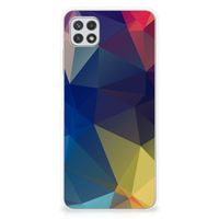 Samsung Galaxy A22 5G TPU Hoesje Polygon Dark