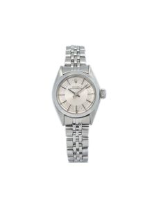 Rolex montre Oyster Perpetual 24 mm pre-owned - Argent