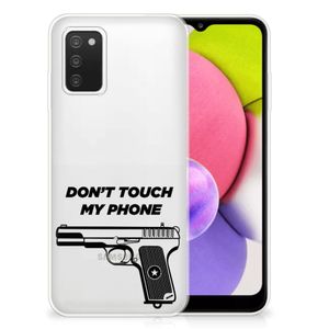 Samsung Galaxy A03S Silicone-hoesje Pistol DTMP