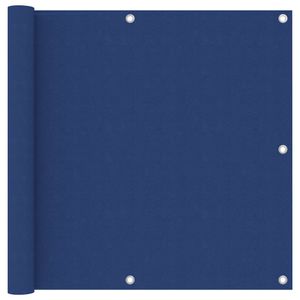 VidaXL Balkonscherm 90x600 cm oxford stof blauw