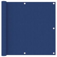 VidaXL Balkonscherm 90x600 cm oxford stof blauw - thumbnail