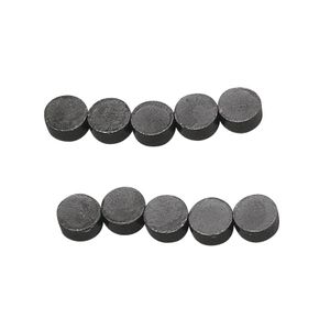 10x ronde hobby/knutsel/koelkast magneten 8x4mm