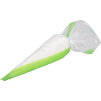 Spuitzak | 59x28cm | PE | transparant/groen | 400 stuks