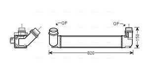 Intercooler, inlaatluchtkoeler RTA4412