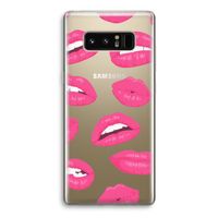 Bite my lip: Samsung Galaxy Note 8 Transparant Hoesje