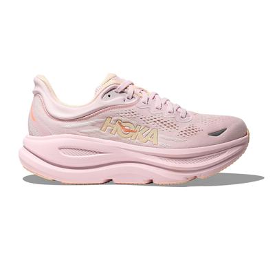 Hoka Bondi 9 hardloopschoenen Lilac Cream/Tangerine Glow dames