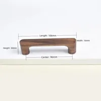 Houten Meubelknop - Beuken- of Walnoothout | Schattig Design | Inclusief Schroeven