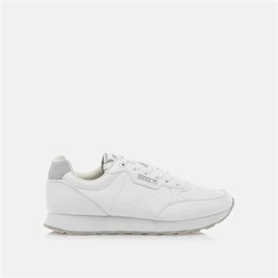 Dames casual sneakers Mustang Joggo Wit - Maat: 39