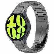 Stalen band met aansluitknop - Space Grey - Samsung Galaxy Watch 4 - 40mm & 44mm - thumbnail