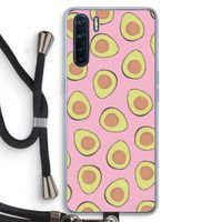 Dancing avocados: Oppo A91 Transparant Hoesje met koord