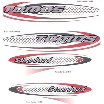 Tomos Transfer-set standaard rood