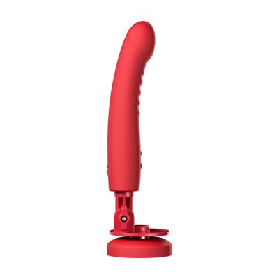 Lovense Mission 2 - Vibrerende Zuigcup Dildo met Touch-Sense - Rood