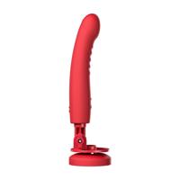 Lovense Mission 2 - Vibrerende Zuigcup Dildo met Touch-Sense - Rood - thumbnail