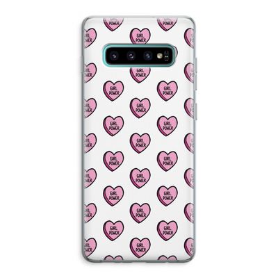 GIRL POWER: Samsung Galaxy S10 Plus Transparant Hoesje