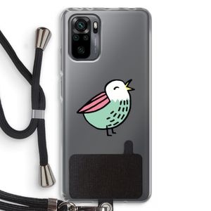 Birdy: Xiaomi Redmi Note 10 Pro Transparant Hoesje met koord
