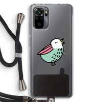 Birdy: Xiaomi Redmi Note 10 Pro Transparant Hoesje met koord