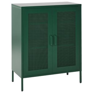 Beliani WAKATIPU - Sideboard-Groen-Staal