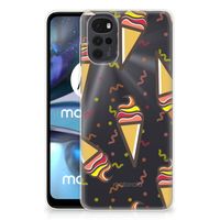 Motorola Moto G22 Siliconen Case Icecream - thumbnail