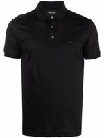 Emporio Armani polo à logo brodé - Noir - thumbnail