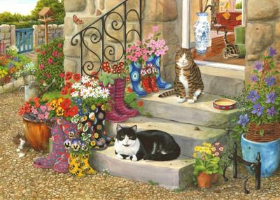 Puss &apos;n&apos; Boots Puzzel 500 Stukjes XL