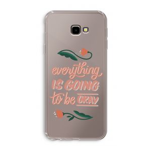 Optimistic flower girl: Samsung Galaxy J4 Plus Transparant Hoesje