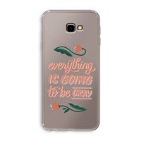 Optimistic flower girl: Samsung Galaxy J4 Plus Transparant Hoesje
