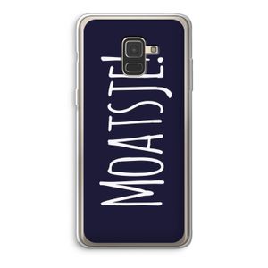 Moatsje!: Samsung Galaxy A8 (2018) Transparant Hoesje