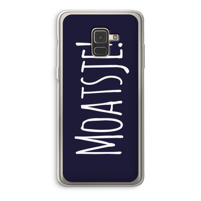 Moatsje!: Samsung Galaxy A8 (2018) Transparant Hoesje