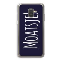 Moatsje!: Samsung Galaxy A8 (2018) Transparant Hoesje