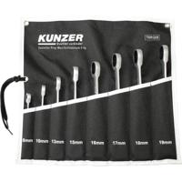 Kunzer 7RRG08 Ring-steeksleutelset 8-delig 8 - 19 mm