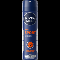 NIVEA MEN Sport AntiTranspirant Spray 150ml Deodorant 72 uur bescherming Verfrissend Alcoholvrij bij Jumbo