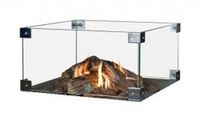 Happy Cocooning: Glazen ombouw voor Inbouwbrander - Vierkant - thumbnail