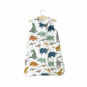 Little Unicorn Cotton Muslin slaapzak Dino Friends Maat