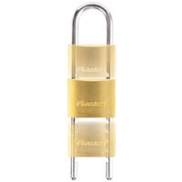 MASTER LOCK 50mm breed hangslot met een huis van massief koper en verstelbare beugel van 70 tot 155 mm - thumbnail