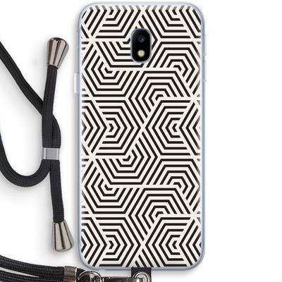 Magic pattern: Samsung Galaxy J3 (2017) Transparant Hoesje met koord