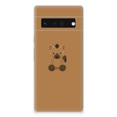Google Pixel 6 Pro Telefoonhoesje met Naam Baby Hyena Google Pixel 6 Pro Telefoonhoesje met Naam Baby Hyena