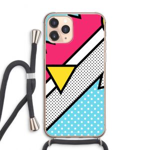 Pop Art #3: iPhone 11 Pro Max Transparant Hoesje met koord