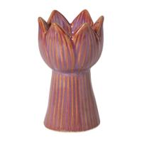 Waxinelichthouder tulp groot - roze - ø8x13.5 cm Waxinelichthouder tulp groot - roze - ø8x13.5 cm